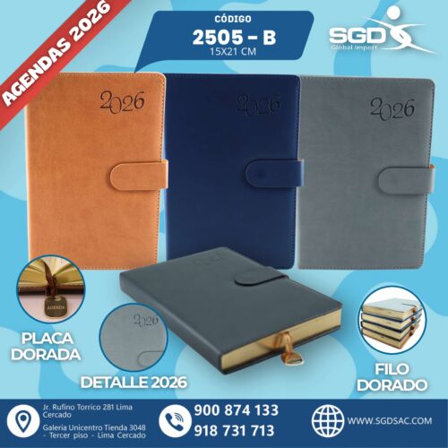 AGENDA IMPORTADA 2505-B