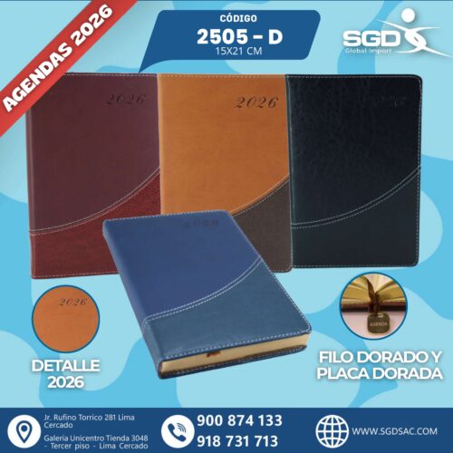 AGENDA IMPORTADA 2505-D