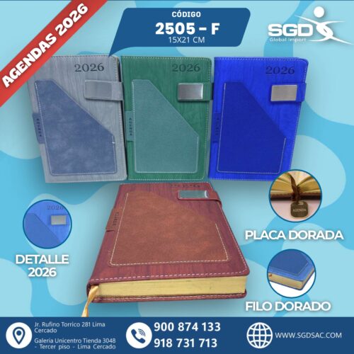 AGENDA IMPORTADA 2505-F