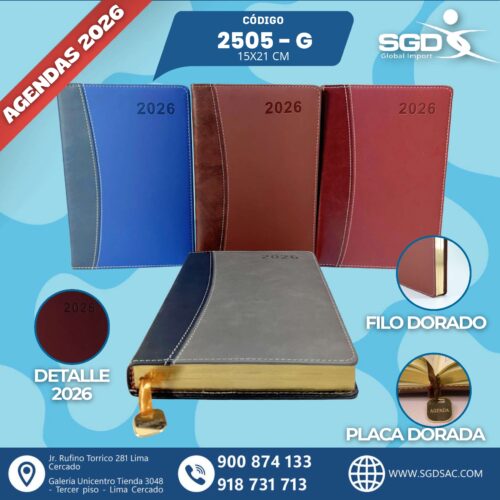 AGENDA IMPORTADA 2505-G